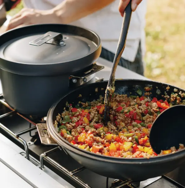 필드에서의 식사